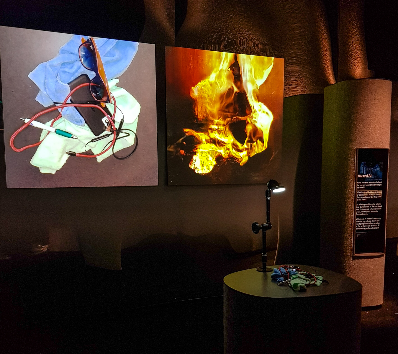 Learning to See, Installation view at "AI: More than Human", The Barbican, London, UK, 2019abel{fig1}
